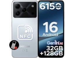 DOOGEE Note 56 Pro - Smartphone - 32GB RAM + 128GB ROM(2TB/TF) - Gemini AI - Android 16 - 6150mAh - 6,56 inch HD + 90Hz - 4G Dual SIM - Gemini AI - OTG - NFC - Face ID - GPS - Wit