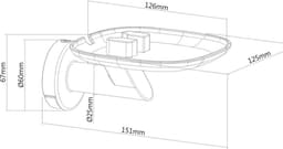 Muurbeugel voor Sonos One MC-840 slimme luidspreker houder Maclean Brackets — thumbnail 5