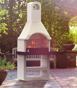 Sarom Fuoco - Betonnen barbecue - Maribor - Houtskool en hout - 114 x 64 x 212,5 cm — thumbnail 3