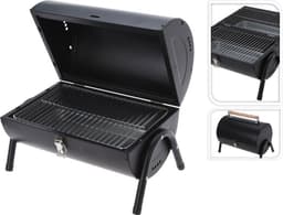Blokker Houtskool Tafel BBQ & Smoker Arlington - Barbecue Zwart — thumbnail 4