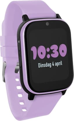 One2track Connect NEXT paars | GPS horloge voor kinderen | Bekijk de locatie van je kind. Stel veilige zones in. En videobellen met de leukste smartwatch voor kinderen — thumbnail 1