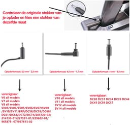 Oplader voor Dyson V6 V7 V8 SV03 SV04 SV05 SV06 SV07 Absolute/Motorhead/Animal Stofzuiger Oplader, 26.1V Batterijlader voor Dyson DC61 DC62 DC58 DC59 DC60 DC74 Stofzuiger — thumbnail 2
