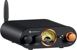 Fosi Audio MC101 – Bluetooth Stereo Versterker met VU-meter – 2×100W – RCA – Bas & Treble regeling – Aluminium — thumbnail 1