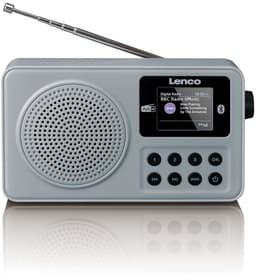 Lenco Radio met oplaadbare Batterij - Draagbare DAB+/FM Radio met Bluetooth - Noodpakket - PDR-034GY - Grijs — thumbnail 1