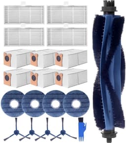 BukkitBow - Accessoireset Geschikt voor Eufy Omni C20 - Met HEPA Filters, Roller, Zijborstels, Mopdoeken & Stofzakken - Vervangingsonderdelen - 20-Delige Set — thumbnail 1