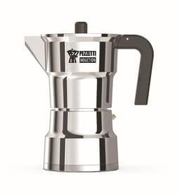 Pezzetti – SOLIDEXPRESS - espressomaker - koffiemaker - 6 kops - aluminium - zilver - INDUCTIE - gas - elektrisch - percolator - moka pot — thumbnail 1