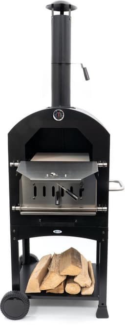 HEAT Pizzaoven Ovnhus - Houtgestookte Pizzaoven - Met Barbecue Grill - Makkelijk te Verplaatsen - 50x36x160 cm — thumbnail 4