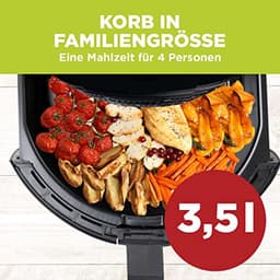 Energiezuinige Heteluchtfriteuse 3,5L met 9 Voorgeprogrammeerde Kookinstellingen — thumbnail 3