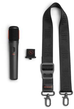 JBL PartyBox On The Go 2 – Draagbare Bluetooth Speaker - Met Draadloze Microfoon - Handige Schouderriem - LED verlichting - Spatwaterdicht - Zwart — thumbnail 4