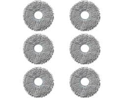 Veeg voor Roborock Qrevo / Qrevo MaxV / Qrevo S / Qrevo Curve / Saros 10R [set 6] Herbruikbare wasbare dweil