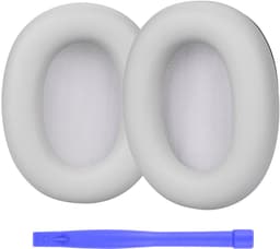 Vervangende Oorkussens voor Sony WH-1000XM6 Noise Cancelling Hoofdtelefoon van MMOBIEL - Memory Foam en Protein PU Koptelefoon Oorkussens - Noise Isolation Earpads – Zilver — thumbnail 1