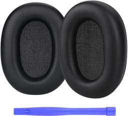 Vervangende Oorkussens voor Sony WH-1000XM6 Noise Cancelling Hoofdtelefoon van MMOBIEL - Memory Foam en Protein PU Koptelefoon Oorkussens - Noise Isolation Earpads – Zwart — thumbnail 1