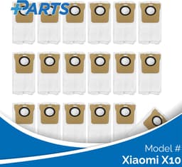Xiaomi X10 Stofzakken (18 Stuks, Plus.Parts® alternatief voor RDB3) — thumbnail 1