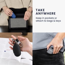 kwmobile Hoes geschikt voor JBL Tune Flex 2 - Siliconen cover voor oordopjes in zwart — thumbnail 4