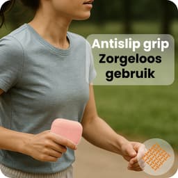 Hoesje - Geschikt voor Apple Airpods Pro 3 - met Clip - Siliconen Hoes - Silicone Case Cover - Lichtroze — thumbnail 5