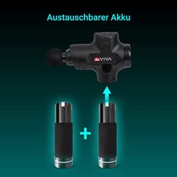 Massagepistool met Warmtekop en Verwisselbare Accu - 7 Massagekoppen en USB-Oplaadfunctie — thumbnail 5