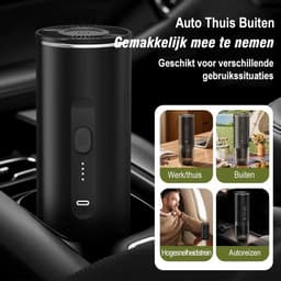 EAFC draagbare elektrische espressomachine - snelle waterverwarming - 20 bar - 2-in-1 draagbare koffiemachine - reis & camping koffiezetapparaat 12 volt — thumbnail 2