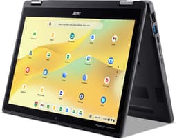 Acer Chromebook R857T-TCO-C04U Intel® N N150 31 cm (12.2) Touchscreen WUXGA 8 GB LPDDR5x-SDRAM 64 GB eMMC Wi-Fi 6E (802.11ax) ChromeOS US International Zwart — thumbnail 3