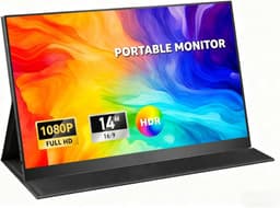 DailySupplies® Portable Monitor - Draagbare Scherm - Gaming - Full HD - Zwart — thumbnail 1