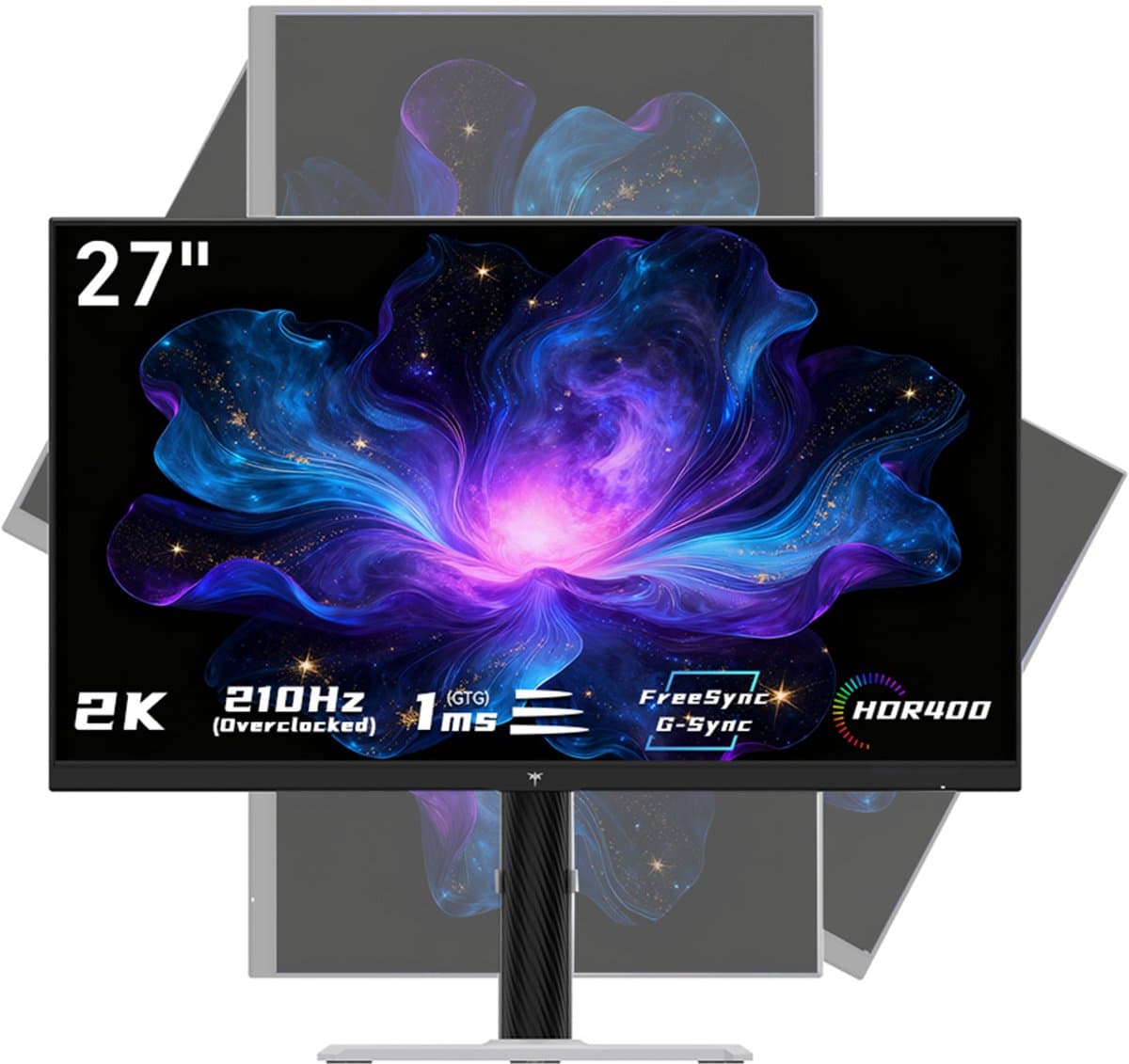 KTC H27T6 Flat Fast IPS QHD 2560 * 1440@200Hz Overdrive tot 210Hz — afbeelding 1