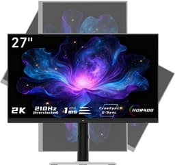 KTC H27T6 Flat Fast IPS QHD 2560 * 1440@200Hz Overdrive tot 210Hz — thumbnail 1