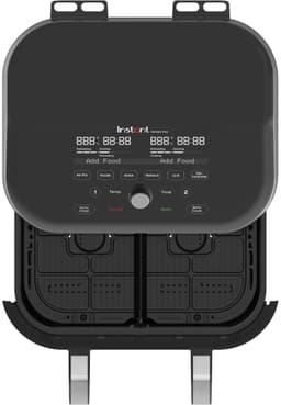 Instant Vortex Plus VersaZone Airfryer 8,5 L - RVS ClearCook Raam - Dubbele Mand of XXL Enkele Zone - 8-in-1 met SyncCook en SyncFinish - EvenCrisp Luchtstroom - Energiezuinig en Stille Werking — thumbnail 1