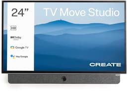 CREATE - Draagbare 24" Smart TV met batterij en antireflectiescherm - TV MOVE STUDIO — thumbnail 1