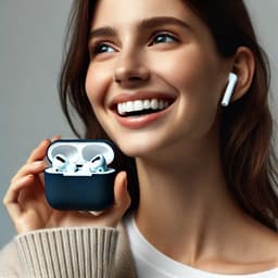 Studio Air Original® Airpods Hoesje Pro 2 Siliconen Case - Royal Blue - Soepel Airpod Hoesje voor Airpods Pro 2 — thumbnail 2