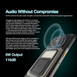 AGM G3, 17,1 cm (6.72"), 12 GB, 512 GB, 64 MP, Android 15, Zwart — thumbnail 3