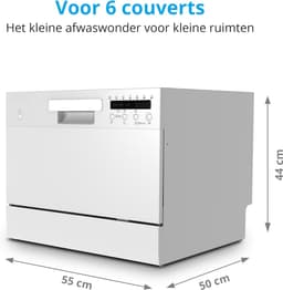 Lexium Mini Vaatwasser - Vrijstaande vaatwasser - Campingvaatwasser - Afwas - Afwasmachine - Vaatwasser - Handig - Makkelijk voor op de camping of thuis. — thumbnail 3