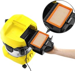 Vouwfilter - HEPA vlakfilter - geschikt voor Kärcher - wasbaar - Vlakfilter - geschikt voor MV4, MV5 , MV6 serie - Vervanger - Platte Vouwfilters - Premium Kwaliteit - 2 STUKS — thumbnail 4