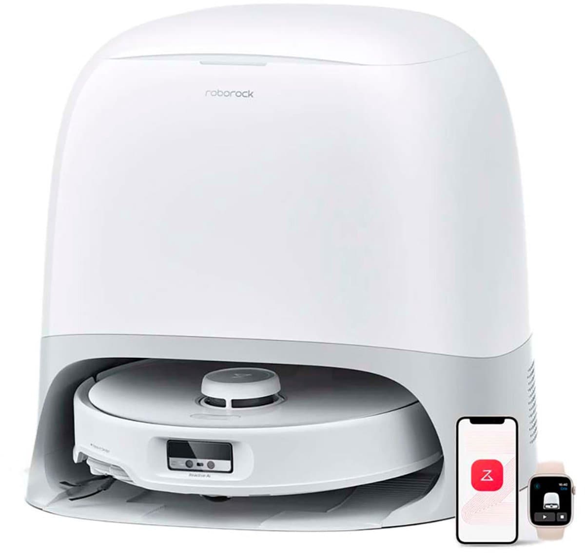Roborock Qrevo Curv - Robotstofzuiger met multifunctioneel station 3.0 - 18500 Pa - Anti-klit systeem — afbeelding 1