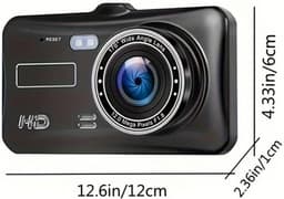 Generieke geavanceerde touchscreen dashcam-bundel - 1080P Full HD, 170° groothoeklens, achteruitrijcamera inbegrepen voor naadloze opname, zwart（Met 16G geheugenkaart） — thumbnail 3