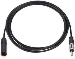 Autoradio antennekabel FM/AM met DIN-plug – coaxiale verlengkabel voor auto – 75 Ohm – Zwart — thumbnail 4