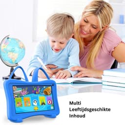 MKSS® Kindertablet Vanaf 3 Jaar - Tablet Kinderen - Kinderspeelgoed - Blauw — thumbnail 5