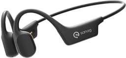 Sanag Bone Conduction Headphones – Sport Koptelefoon – Headset Hardlopen – Open-Ear Sport Headset Bluetooth 5.4 – Veilig Fietsen & Hardlopen – 8 Uur Batterij – IPX5 Waterdicht – Titanium Frame – Zwart — thumbnail 1