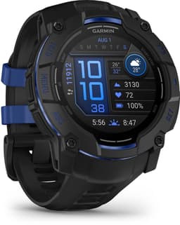 Garmin Instinct® 3 - Smartwatch - AMOLED - 50 mm - Bolt Blue - Limited edition — thumbnail 2