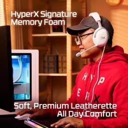 HyperX Cloud III Gaming Headset - PC, PS5, Xbox Series X|S - Nintendo, Steamdeck - (White) — thumbnail 2