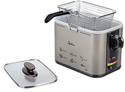 Compacte Friteuse 1000 Watt met Antiaanbaklaag en Glazen Deksel, 1,3 Liter — thumbnail 1