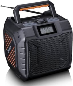 Lenco ODR-160GY - Krachtige draagbare outdoor DAB+/FM Radio met Bluetooth - Bouwradio IPX5 waterbestendig - Grijs — thumbnail 1
