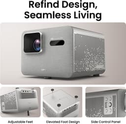 BenQ TK705STi 4K HDR Laser 3000 ANSI Lumen Short-Throw Film en Gaming Beamer - Projector met 5ms Reactietijd - HDR10+ & HLG - Google TV Android 15 - Automatische 2D keystone correctie - Auto Focus - Auto Cinema Mode - Compact en stijlvol design — thumbnail 4