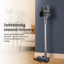 Heinner Steelstofzuiger Draadloos met LED-verlichting - 2-in-1 Handstofzuiger en Staande Stofzuiger - LED-display - 120.000 tpm - Cycloon HEPA Filter - 25.9V / 450W — thumbnail 5