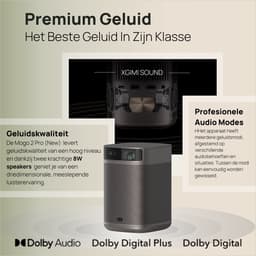 XGIMI MoGo 2 (GTV) Pro Draagbare Smart-Projector met Statief – Full HD 1080p – 400 ISO Lumen – Google TV met Netflix – Dolby Audio — thumbnail 5