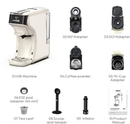 Hibrew H1B-Wit 5-In-1 Capsule Koffiezetapparaat — thumbnail 2