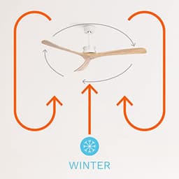 Grote Stille Plafondventilator met 6 Snelheden en Programmeerbare Timer - Perfect voor Ruimtes van 26m² tot 37m² — thumbnail 5
