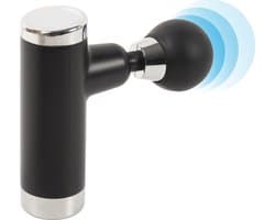 Mini massage gun Silver Gear (Zwart)