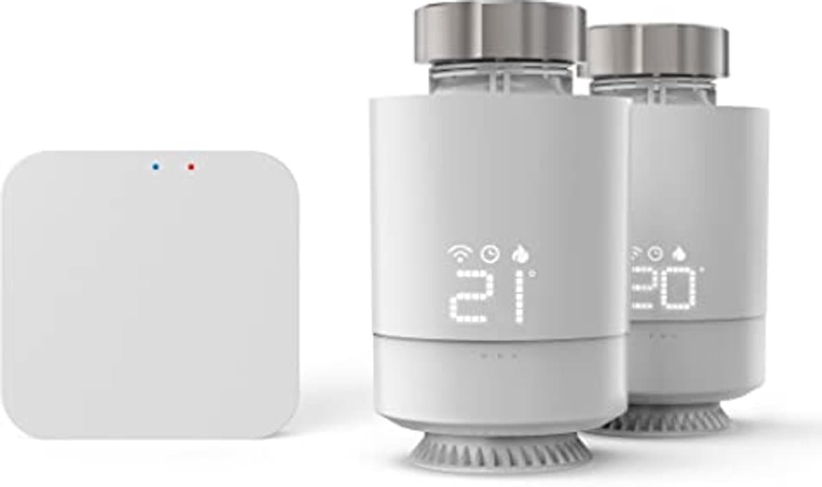 Slimme radiatorthermostaat starterset met hub voor wifi verwarming — afbeelding 1