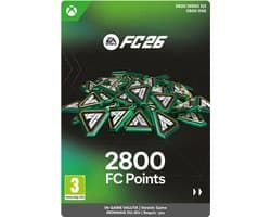 EA Sports FC 26 - FC Points 2800 - Xbox Series X|S/Xbox One - Currency - Niet beschikbaar in België