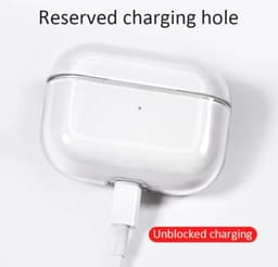 1 Stuk - Geschikt voor Airpods Pro Case - Hard Case - Airpods Pro Hoesje - Airpods Pro Bescherming - Transparant - Hoesje voor oordopjes - Bescherming van Airpods - Hardcase hoesje - Cover Airpods — thumbnail 2