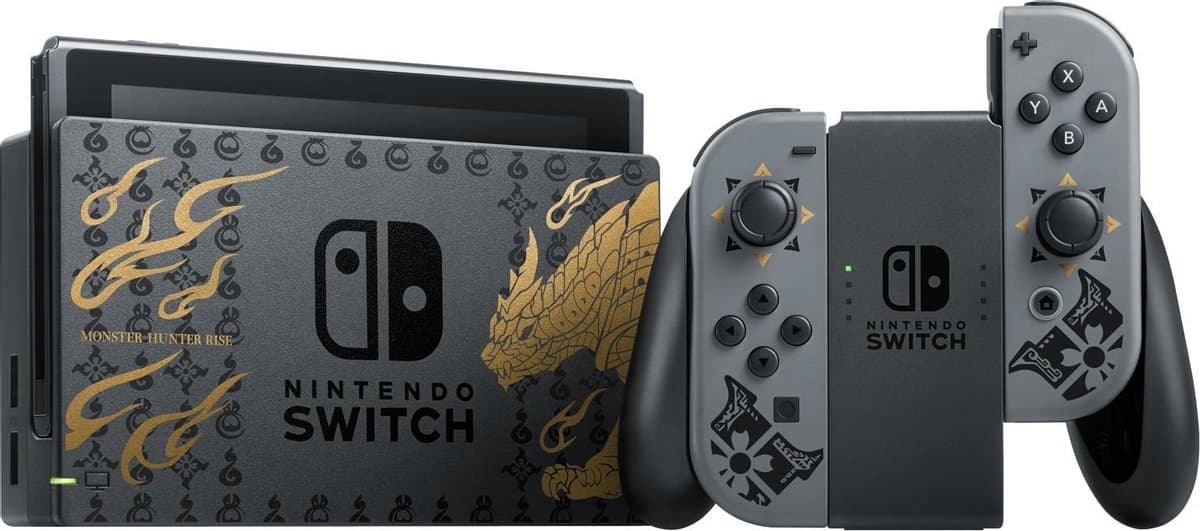 Nintendo Switch Console - Monster Hunter Rise Limited Edition — afbeelding 1